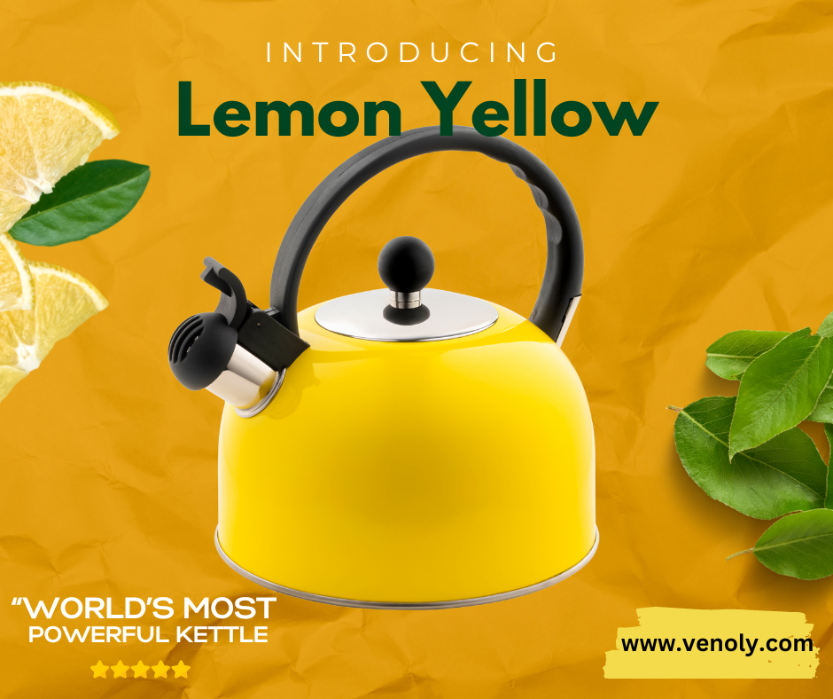 The Perfect Tea Companion: A Comprehensive Review of the Venoly 2.5-Liter Whistling Tea Kettle