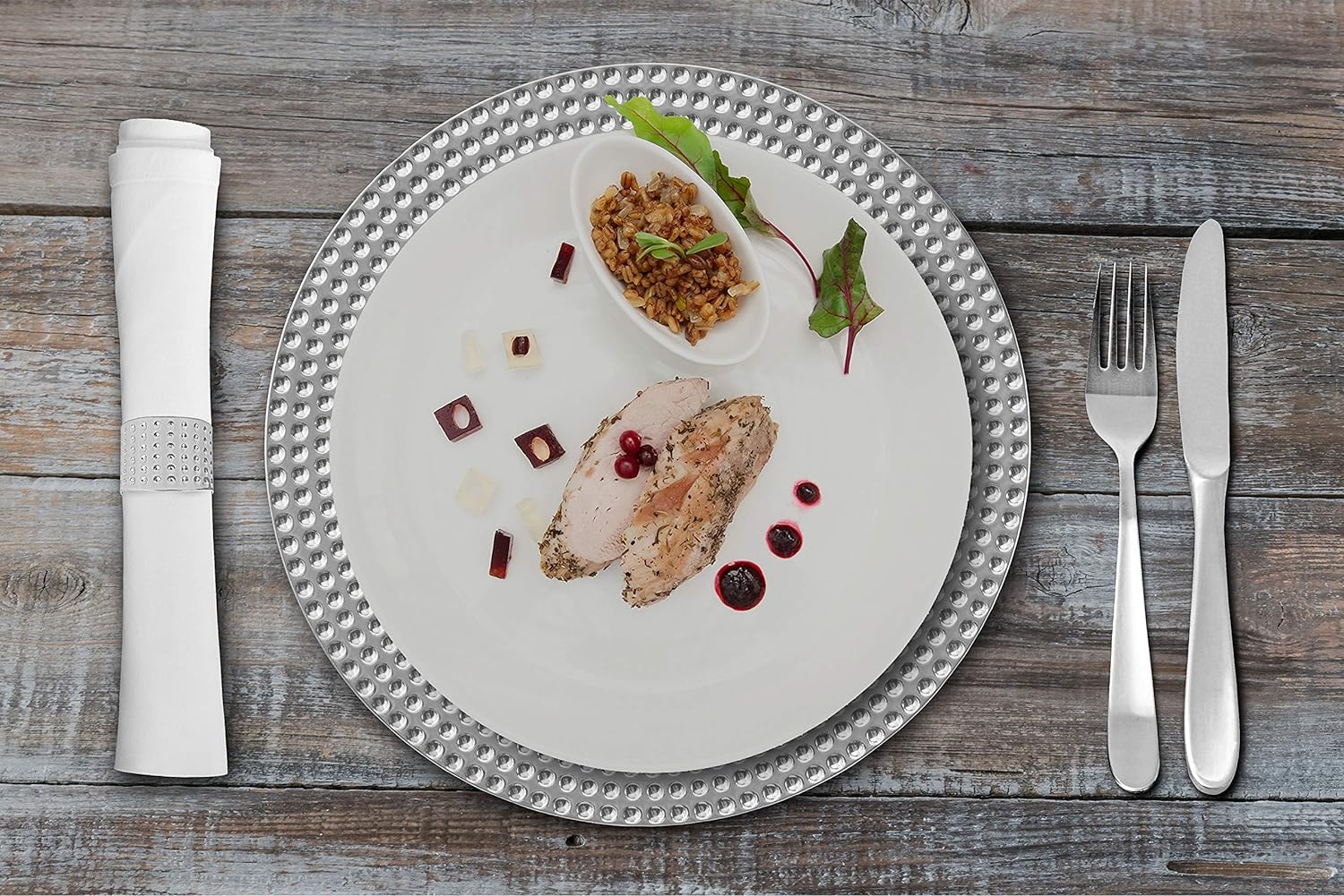 Round Elegant Charger Plates