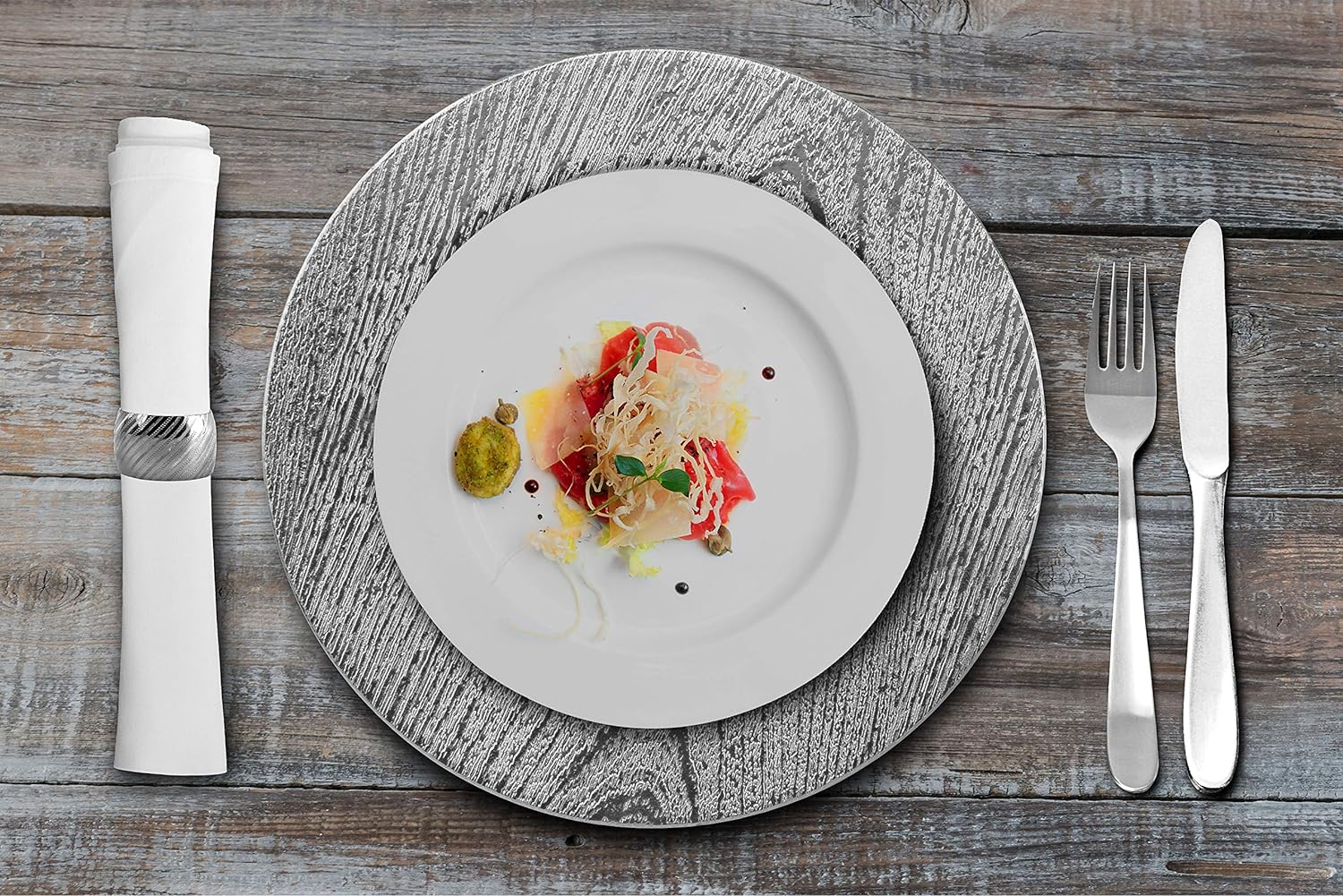 Round Elegant Charger Plates