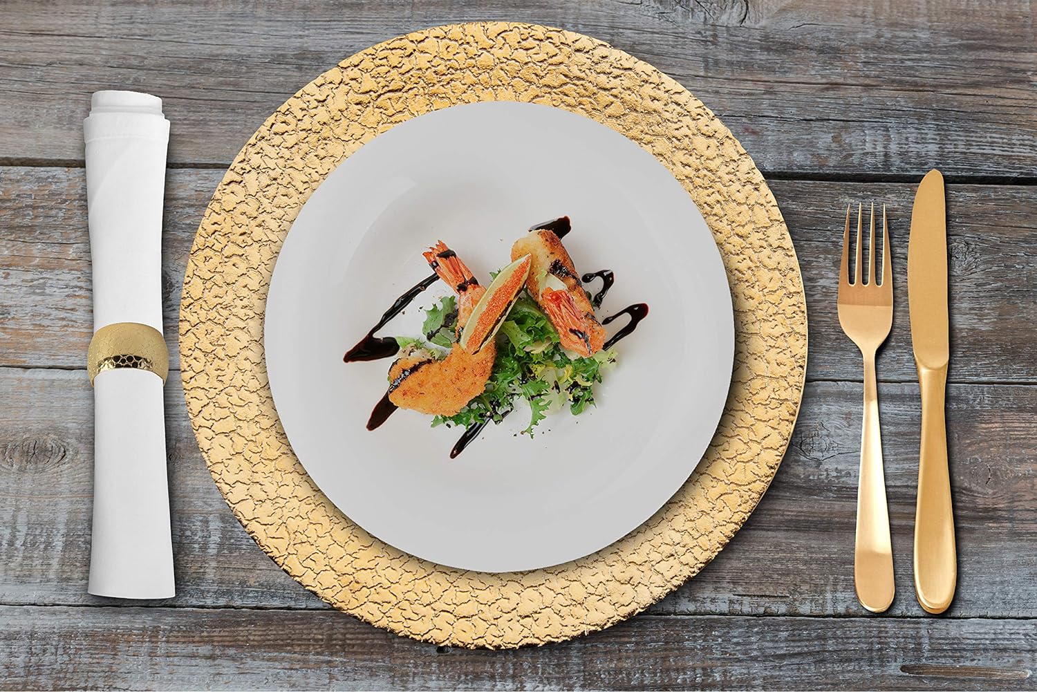 Round Elegant Charger Plates