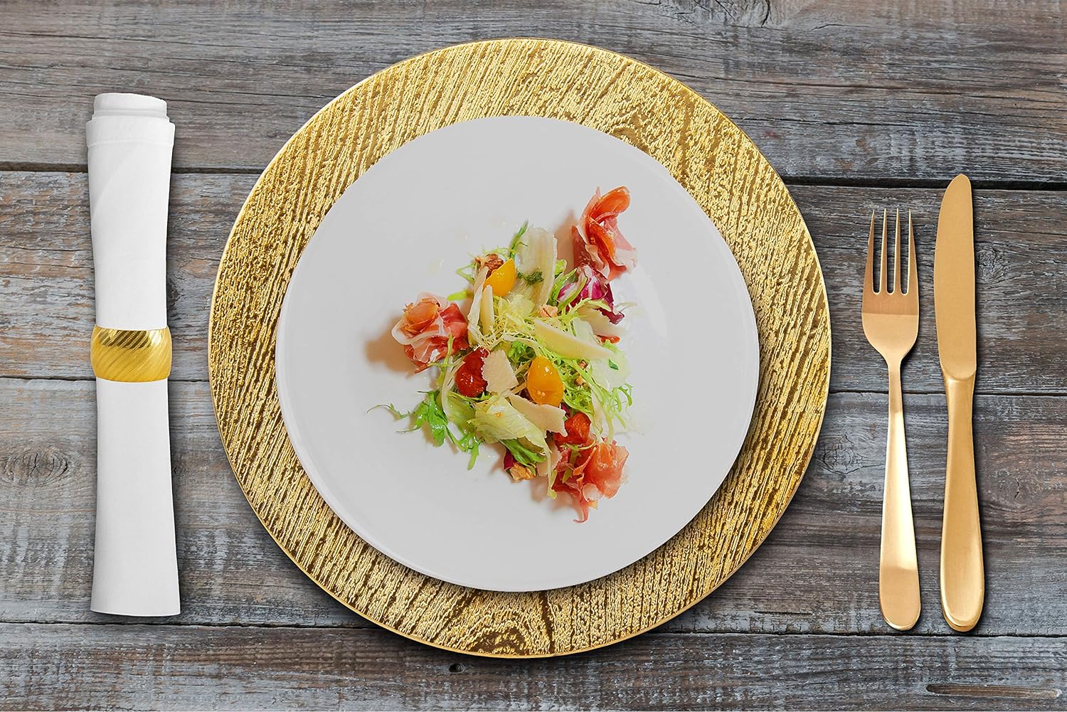 Round Elegant Charger Plates