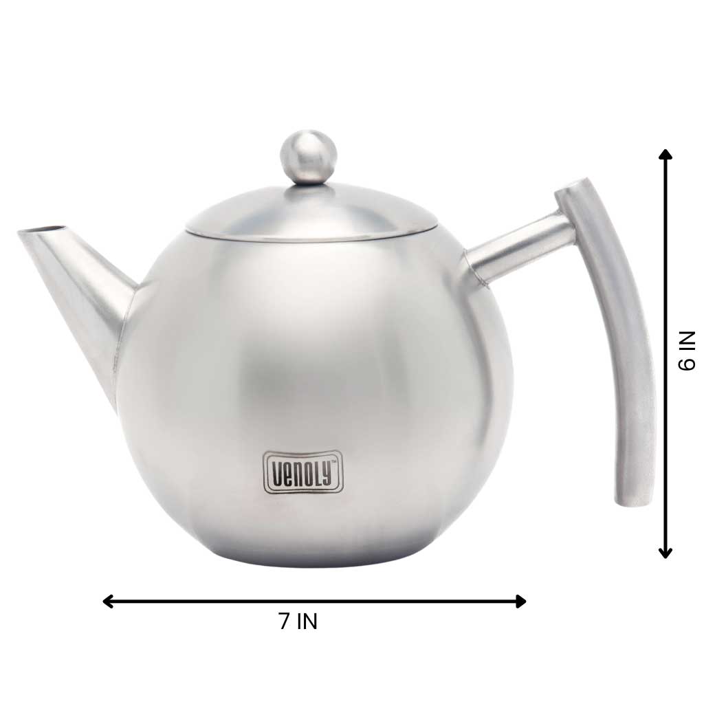 Stainless Steel Tea Pot 1 Liter | 1.5 Litter
