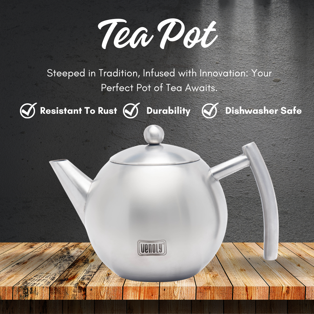 Stainless Steel Tea Pot 1 Liter Price