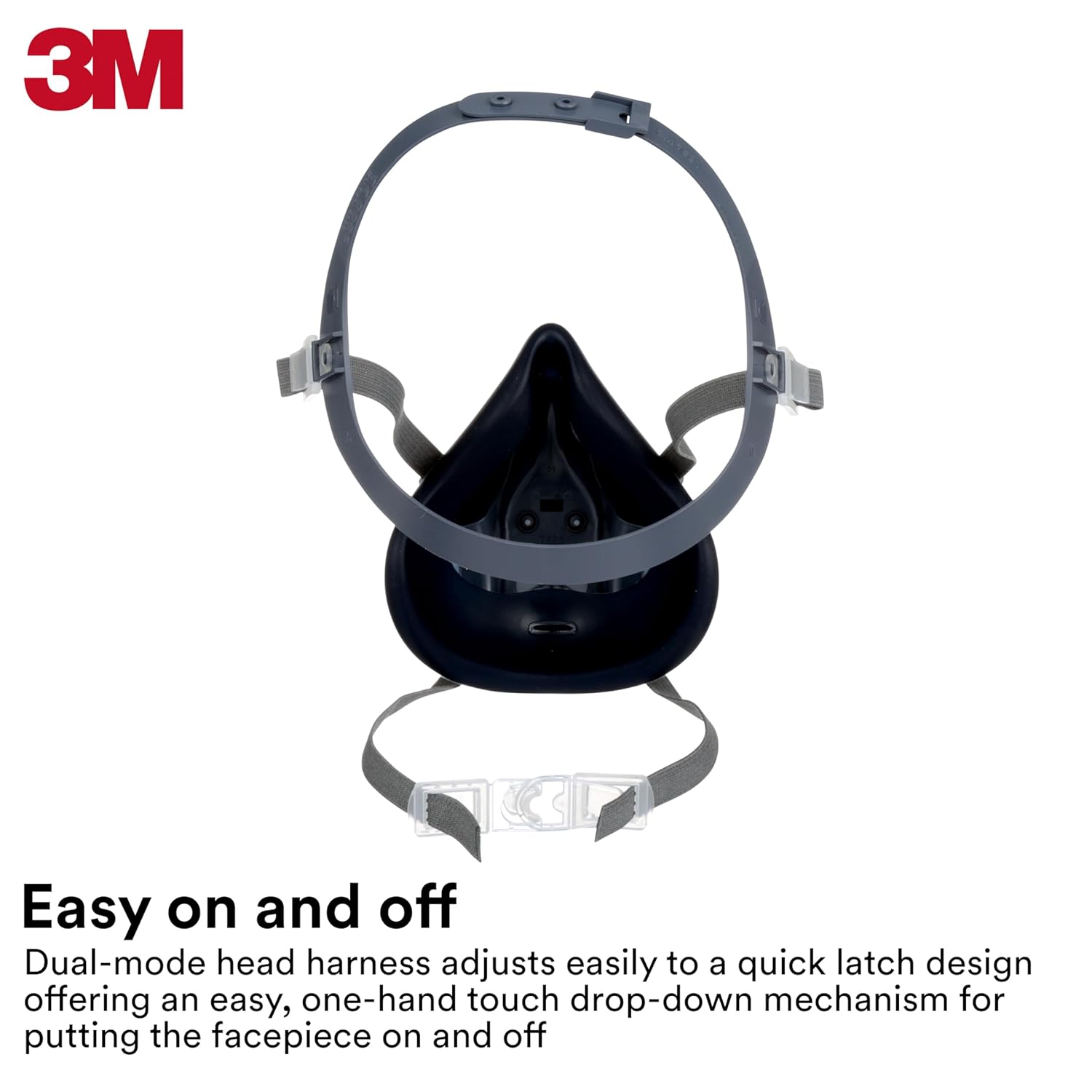 3M Reusable Respirator Half Facepiece 7502, NIOSH, 3M Cool Flow Valve (Medium)