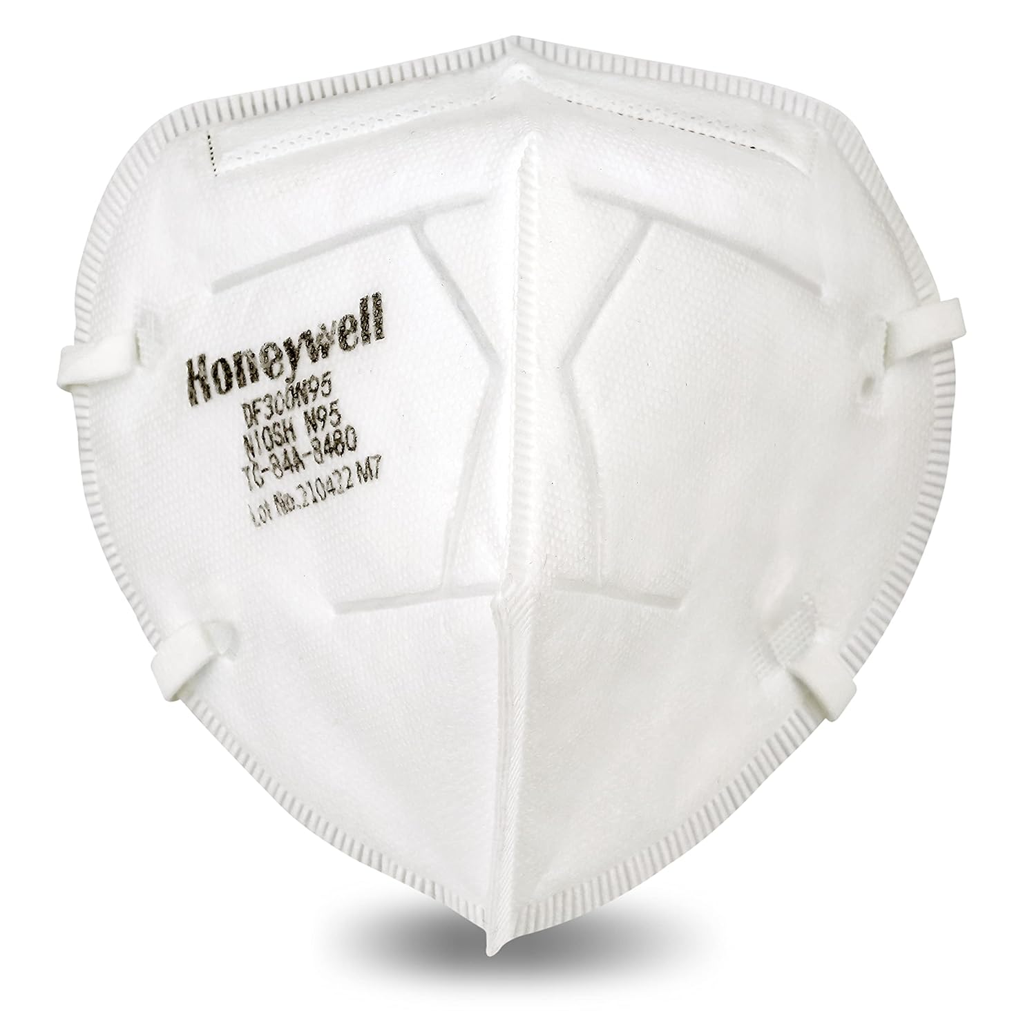 Honeywell Safety DF300 N95 Flatfold Disposable Respirator- Box of 50, White, One Size