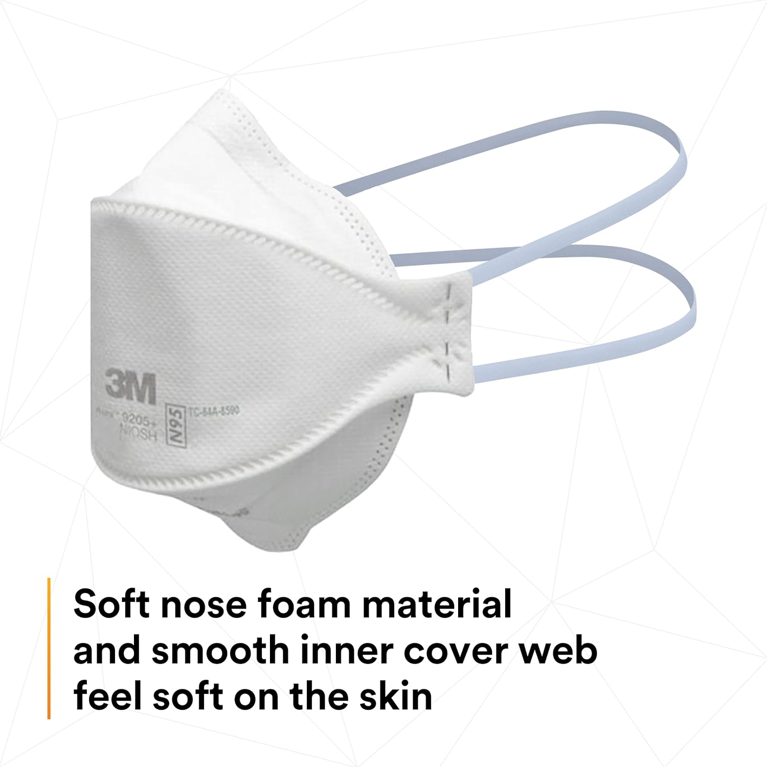 3M Aura Particulate Respirator 9205+, N95, Pack of 440