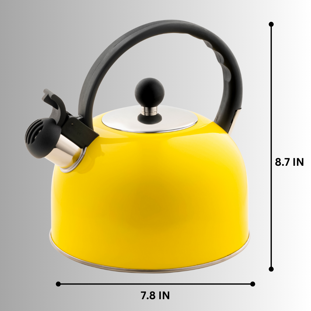 2.5 Liter Whistling Tea Yellow Spec