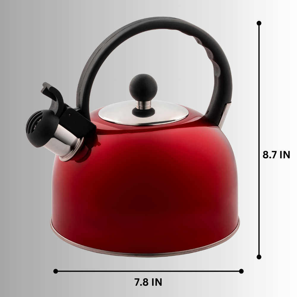 2.5 Liter Whistling Tea Red Spec