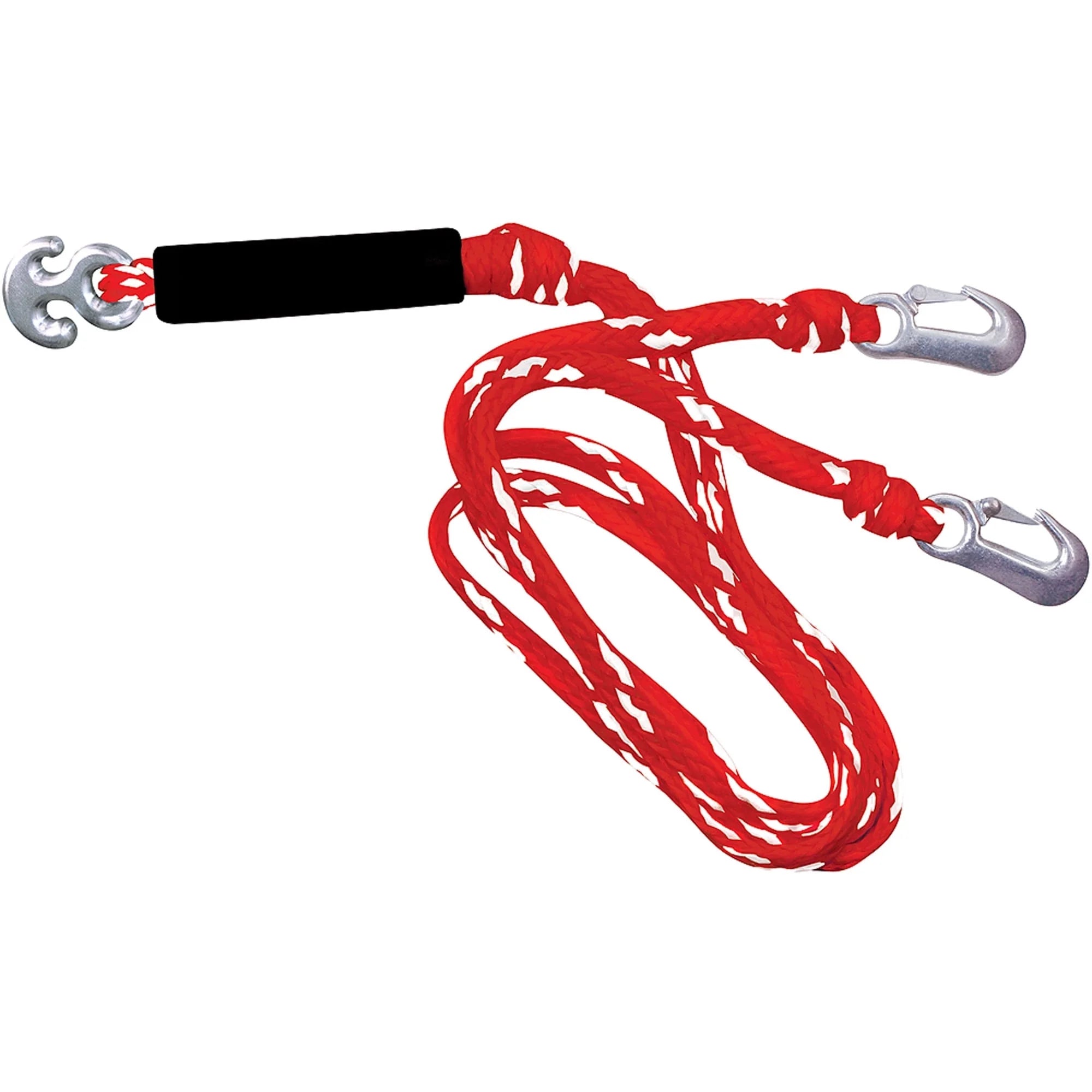 Sports 4K Tow Harness Rope 12' Y-Connector for Watersports, Towables and Boating